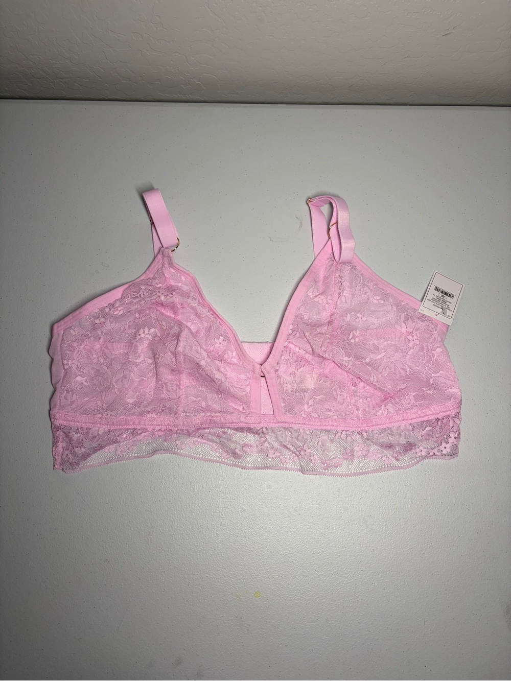 Auden pink lace bralette size 2XL new with tags